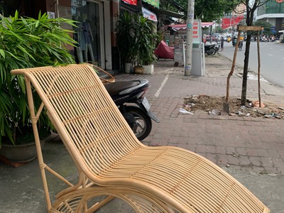 Ghế mây ngả nằm thư giãn 1