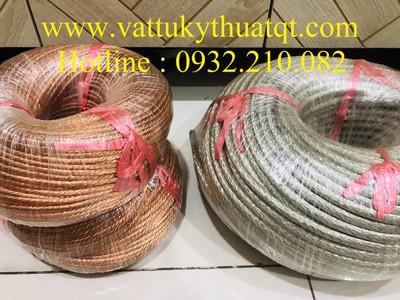 Khớp nối mềm busway, Thanh đồng mềm máy biến áp, Dây đồng bện 70mm2, Dây đồng bện mạ thiếc 70mm2 1