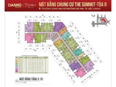 Chỉ từ  . tỷ sở hữu căn hộ hạng sang - danko riverside bắc giang  căn hộ 5 sao - nội thất cao 2