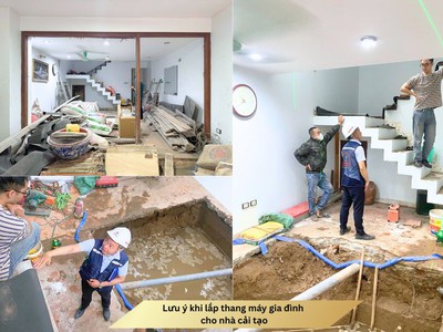 Lưu ý khi lắp thang máy gia đình cho nhà cải tạo   An toàn, tiết kiệm và thẩm mỹ 5