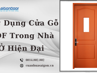 Ứng Dụng Cửa Gỗ HDF Trong Nhà Ở Hiện Đại 0
