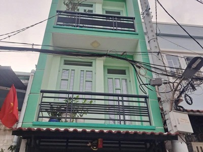 Không thể tin nổi   tp hcm q bình tân có nhà 4 tầng đúc, hẻm xe hơi 7m thông, sổ hồng vuông vức chỉ 3
