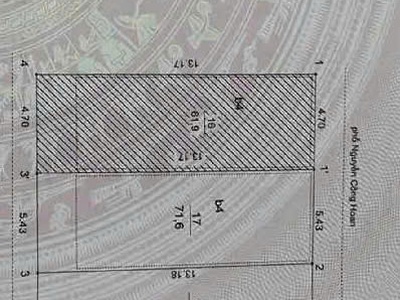 Mặt phố nguyễn công hoan   71,6m    mt 5,4m   36,5 tỷ   3 mặt thoáng   sổ vuông đét 2