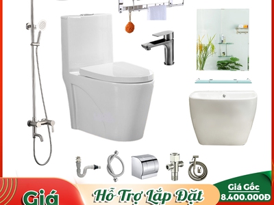 Combo Trọn Bộ Nhà Tắm 12 Món Giá Rẻ MTCB-117 0