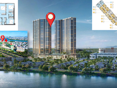Căn 3PN/80M2 view sông tam thủy giao lộ giá 6.051 Tỷ - MASTERI RIVERA 0