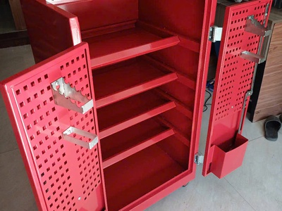 Tủ dụng cụ 2 cánh NPRO - có ngăn kéo, vách treo dụng cụ 5