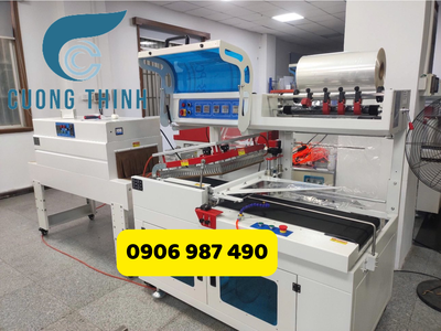 Máy tự động bọc màng co cho xưởng SX 1