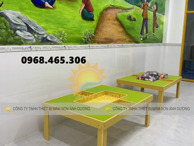 Kệ gỗ mầm non chất lượng cao, kệ gỗ nhà trẻ mẫu giáo 4
