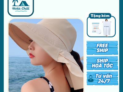 Mũ Rộng Vành Nữ Chống Nắng Thời Trang Phong Cách Hàn Quốc 1
