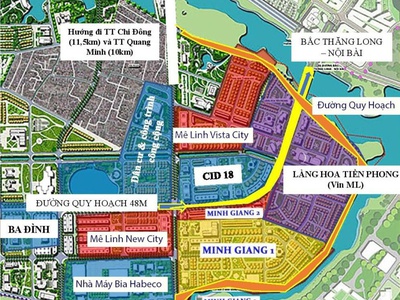 Nhượng lại lô đất mặt tiền 7,1m, diện tích 110m  đất dự án Minh Giang Đầm Và 0
