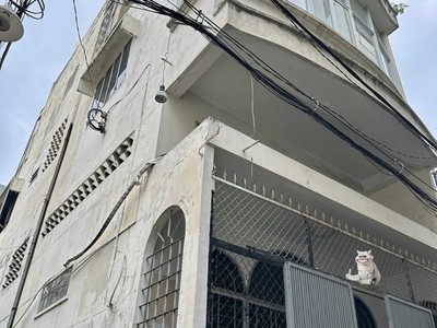Còn 7.6 tỷ ‼nhà lô góc   lê văn sỹ, phú nhuận   49m    4 tầng   hẻm 3m 0
