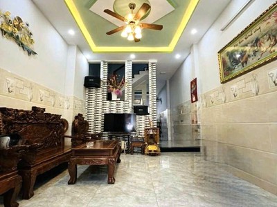 Cực hiếm 5.64 tỷ tl 66m  hẻm 15m ra xe tải, 3 tầng/3pn sát chợ thạch đà, p.14, gò vấp 0