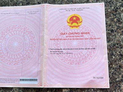 Bán gấp đất thổ cư trước mặt ql55 thắng hải, hàm tân - 8300m2, quyền sử dụng đất trao tay, giá 6 1