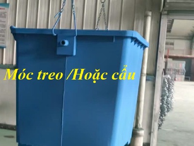 Thùng rác thép 660 lit 2