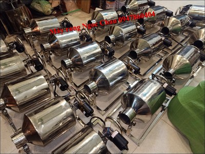 Máy rang cà phê Inox Ngọc Châu 1,5kg 2