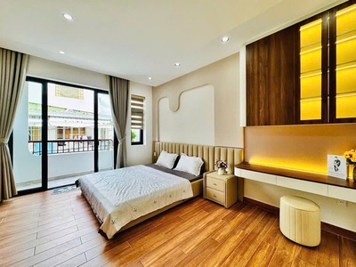 Xe tải thông, ô tô ngủ trong nhà - gần 60m2 - a4 - 2 tầng mới - 3 pn tặng full nội thất xịn 3