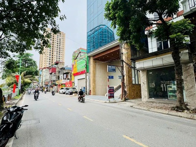 Toà building mặt phố 8 nổi   1 hầm - nằm  ngay  trên mặt phố vip cực vip định công , trịnh đình 1
