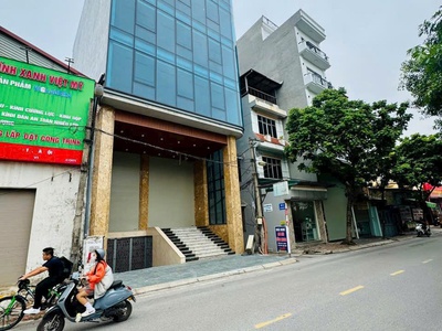 Toà building mặt phố 8 nổi   1 hầm - nằm  ngay  trên mặt phố vip cực vip định công , trịnh đình 0