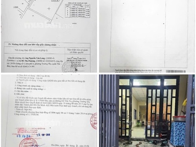 Chính chủ cần bán nhà hẻm 12 đường 44 phường trường thọ, tp.thủ đức 0