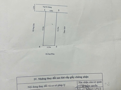 Bán đất ngõ 200 Cát Linh   Tràng Cát diện tích 50m2 giá chỉ 1 Tỷ480tr ngõ rộng 2,5m. 0