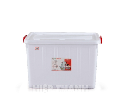 Thùng nhựa đa năng 120Lit có nắp đậy kín, tránh bụi bẩn 3