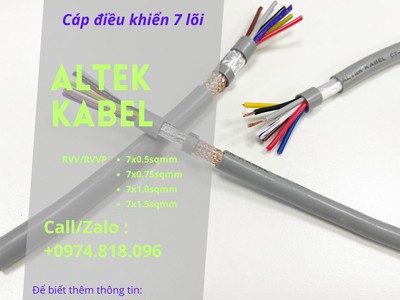 Cáp Điều Khiển 7 Lõi Altek Kabel   RVV   RVVP 2