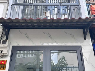 Nhà nhỏ mặt tiền Đô Đốc Lộc,p Tân Quý, q Tân Phú dt 16m2 1 lầu 1pn giá 2,6 tỷ 3