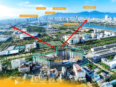 Căn DUAL KEY / 101.2M2 giá 7.991 tỷ View thành phố và sông Hàn - MASTERI RIVERA 1