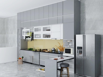 Tủ Bếp An Cường Phủ Acrylic Kịch Trần 0