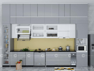 Tủ Bếp An Cường Phủ Acrylic Kịch Trần 2