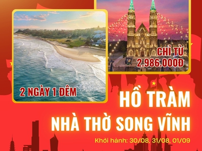 Khám phá Hồ Tràm - Đón lễ Quốc Khánh 2/9 0