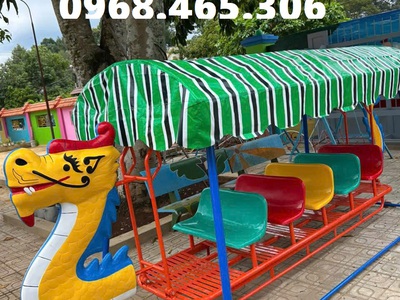 Xích đu thuyền rồng có mái che trẻ em 3