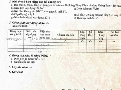 Căn hộ góc view biển tuyệt đẹp   trung tâm tp. vũng - 165a thùy vân, p. thắng tam, vũng tàu, brvt 1