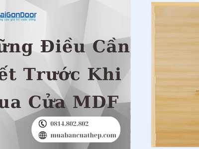Những Điều Cần Biết Trước Khi Mua Cửa MDF 1