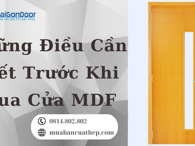 Những Điều Cần Biết Trước Khi Mua Cửa MDF 3