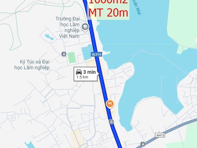 Chính chủ bán lô đất hơn 1000m2 mặt tiền 20m bam đường ql21 tại thị trấn xuân mai, huyện chương mỹ, 2