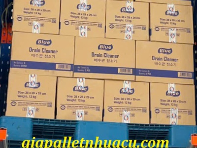 Pallet nhựa ba chân màu xanh giá tốt nhất thị trường 2