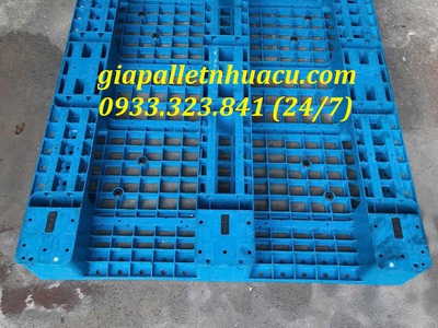 Pallet nhựa ba chân màu xanh giá tốt nhất thị trường 5