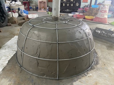 Cơ sở chậu hoa Thế Sơn - chậu hoa dán sành sứ - chậu khảm sành - cẩn miễng 11