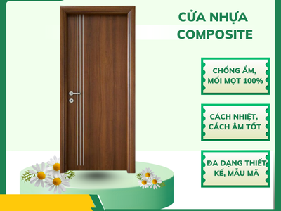 Cửa nhựa gỗ Composite 1