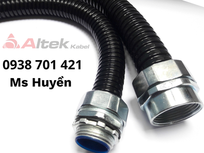 Ống Ruột Gà,  Lõi Thép Bọc Nhựa   Đầu Nối 2