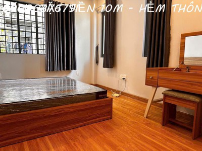 Cách mặt tiền 10m - hẻm thông nguyễn văn nghi- nhà chủ xây tâm huyết- tự thiết kế - dùng tone gỗ 3