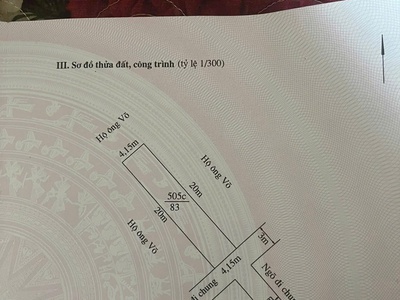 Bán đất ngõ 58 đường Cát Vũ   Tràng Cát dt 83m2 ngõ rộng 3m thẳng oto vào thẳng nhà giá chỉ 19tr/m2. 1