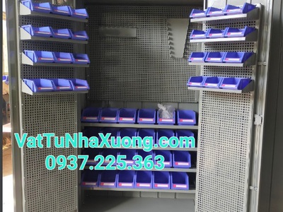 Tủ dụng cụ cơ khí VT-T10, tủ treo đồ nghề cơ khí, tủ dụng cụ 2 cánh, tủ dụng cụ kết hợp 0
