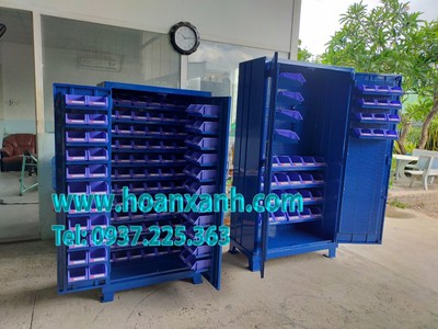 Tủ dụng cụ cơ khí VT-T23, tủ để khay nhựa, tủ treo đồ nghề cơ khí, tủ dụng cụ 2 cánh 1