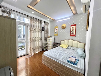 Hẻm ô tô ngủ nhà - khu đồng bộ phân lô - dân trí cao - 50m2 - 4 tầng 5pn vào ờ ngay - nhỉnh 7 tỷ 3
