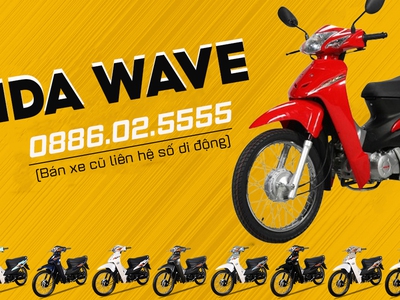 Thanh lý xe máy Wave S, Wave RS, Wave RSX, Wave Thái 0