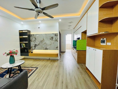 Bán căn hộ chung cư kim văn kim lũ 54.2m2, 2 ngủ, full nội thất mới, sổ đỏ, 3ty450 2