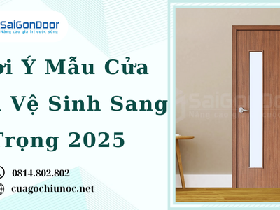 Gợi Ý Mẫu Cửa Nhà Vệ Sinh Sang Trọng 2025 1