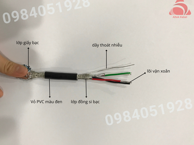 Cáp tín hiệu RS485 lõi vặn xoắn 22AWG 1